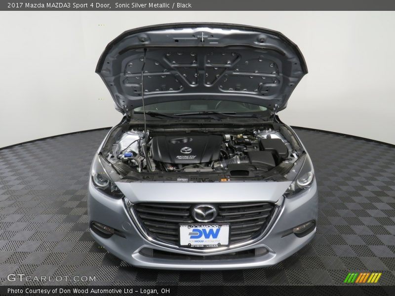 Sonic Silver Metallic / Black 2017 Mazda MAZDA3 Sport 4 Door