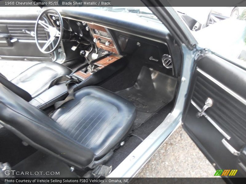 Blade Silver Metallic / Black 1968 Chevrolet Camaro RS/SS