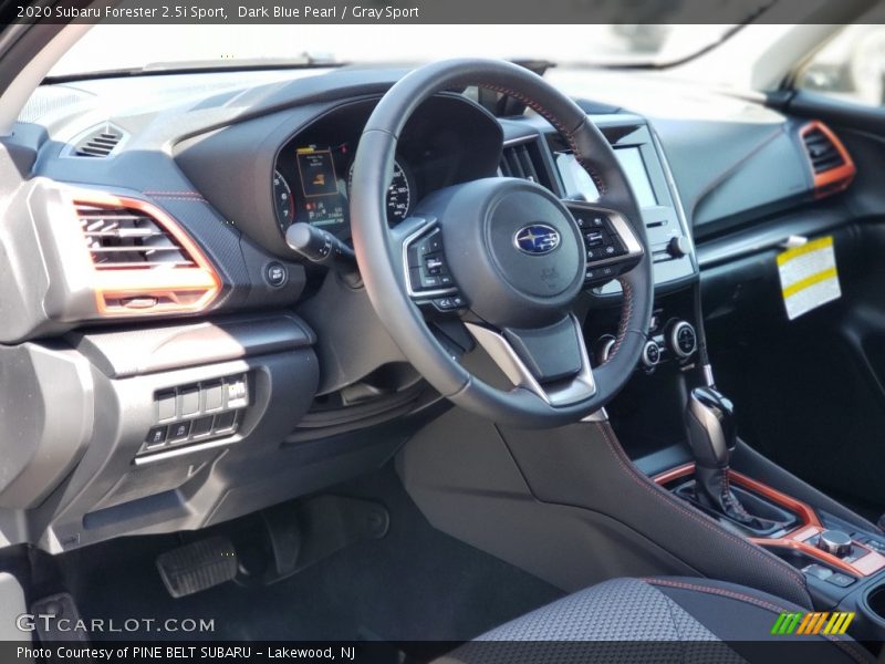 Dark Blue Pearl / Gray Sport 2020 Subaru Forester 2.5i Sport