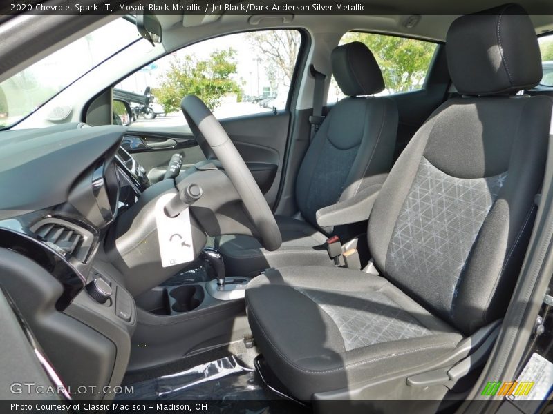 Mosaic Black Metallic / Jet Black/Dark Anderson Silver Metallic 2020 Chevrolet Spark LT