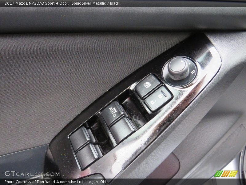 Sonic Silver Metallic / Black 2017 Mazda MAZDA3 Sport 4 Door