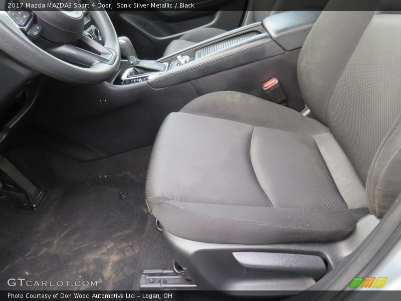 Sonic Silver Metallic / Black 2017 Mazda MAZDA3 Sport 4 Door