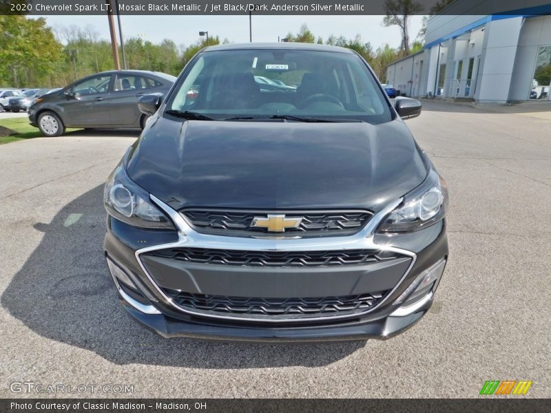 Mosaic Black Metallic / Jet Black/Dark Anderson Silver Metallic 2020 Chevrolet Spark LT