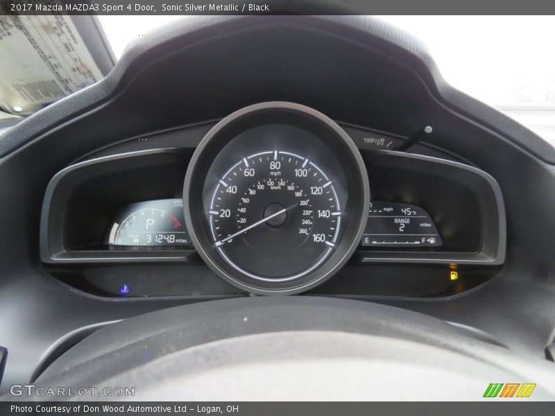 Sonic Silver Metallic / Black 2017 Mazda MAZDA3 Sport 4 Door
