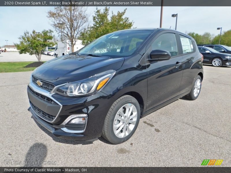 Mosaic Black Metallic / Jet Black/Dark Anderson Silver Metallic 2020 Chevrolet Spark LT