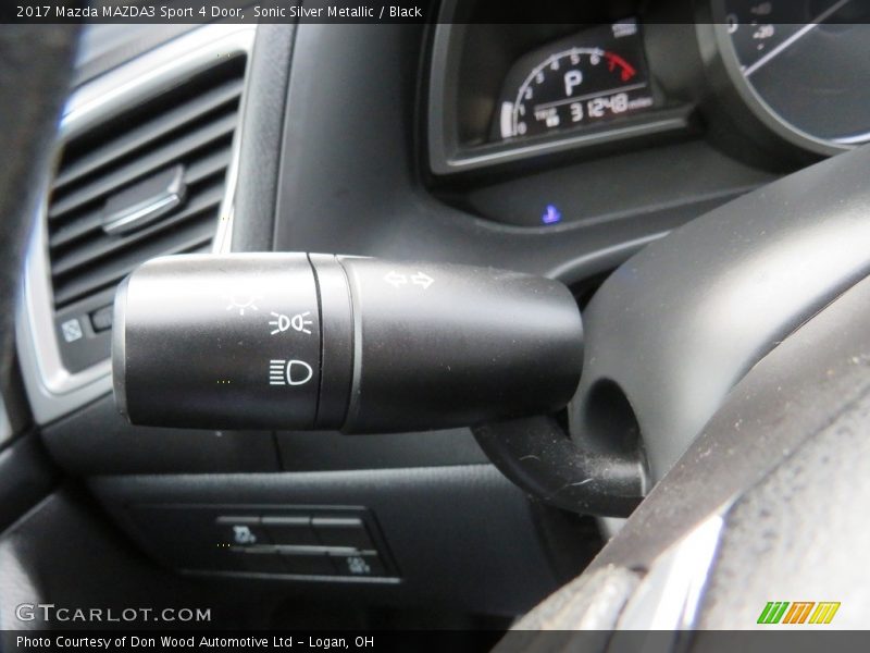 Sonic Silver Metallic / Black 2017 Mazda MAZDA3 Sport 4 Door