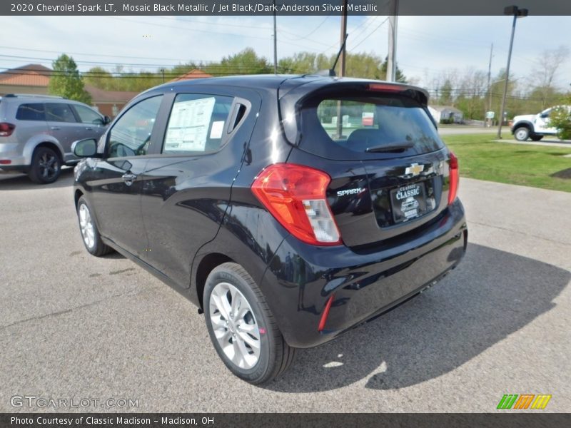 Mosaic Black Metallic / Jet Black/Dark Anderson Silver Metallic 2020 Chevrolet Spark LT
