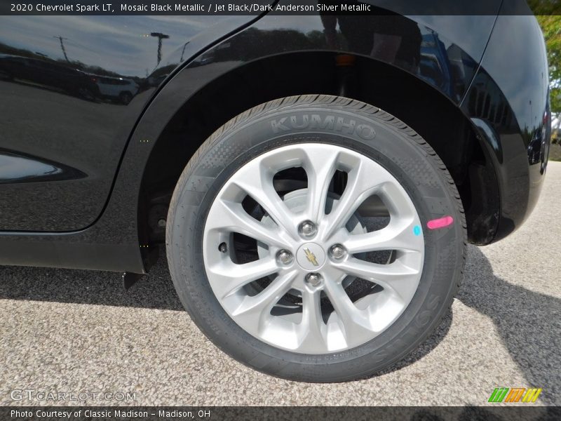 Mosaic Black Metallic / Jet Black/Dark Anderson Silver Metallic 2020 Chevrolet Spark LT