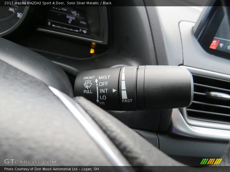 Sonic Silver Metallic / Black 2017 Mazda MAZDA3 Sport 4 Door