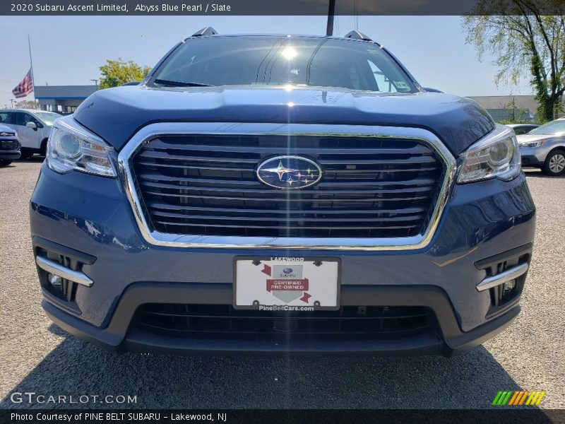 Abyss Blue Pearl / Slate 2020 Subaru Ascent Limited