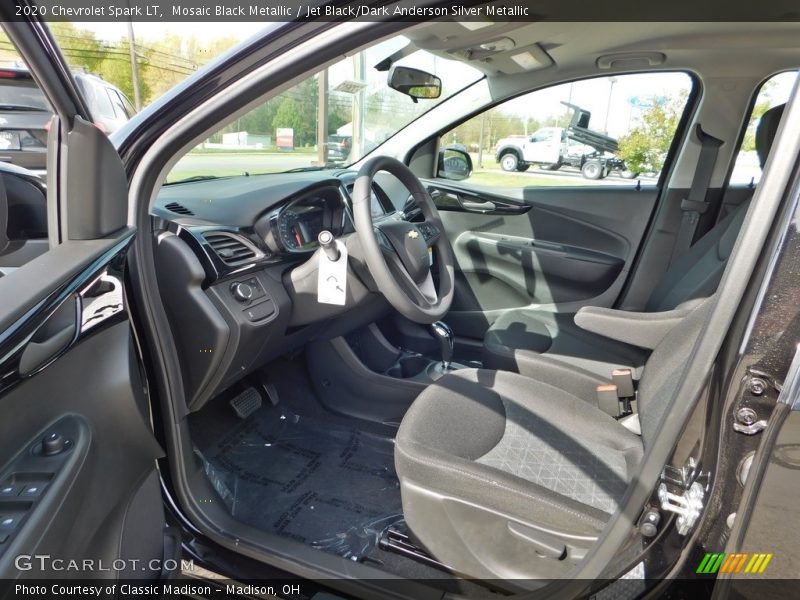 Mosaic Black Metallic / Jet Black/Dark Anderson Silver Metallic 2020 Chevrolet Spark LT