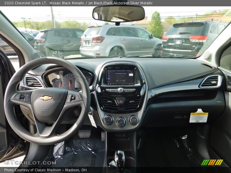Mosaic Black Metallic / Jet Black/Dark Anderson Silver Metallic 2020 Chevrolet Spark LT