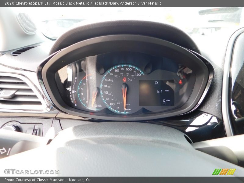 Mosaic Black Metallic / Jet Black/Dark Anderson Silver Metallic 2020 Chevrolet Spark LT