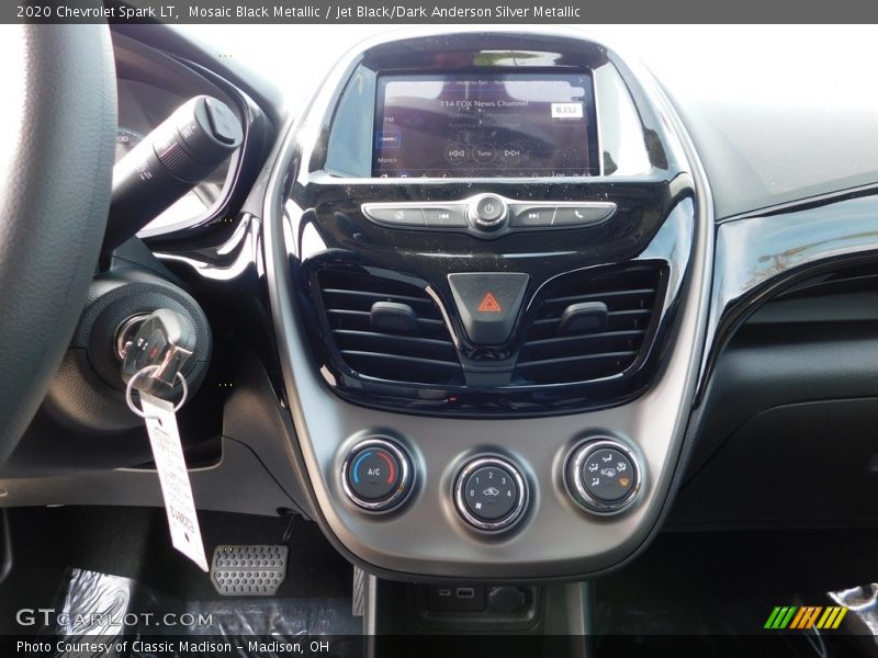 Mosaic Black Metallic / Jet Black/Dark Anderson Silver Metallic 2020 Chevrolet Spark LT