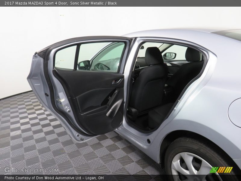 Sonic Silver Metallic / Black 2017 Mazda MAZDA3 Sport 4 Door
