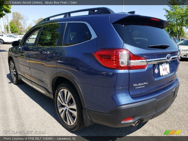 Abyss Blue Pearl / Slate 2020 Subaru Ascent Limited