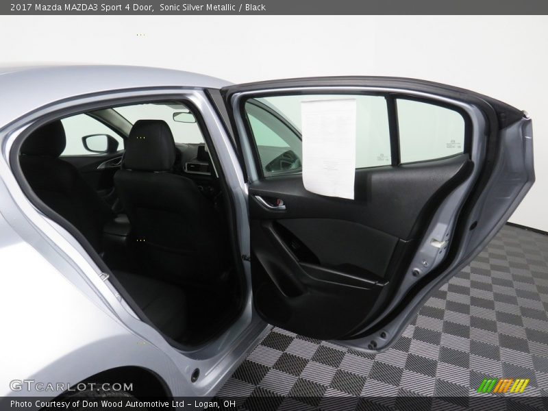 Sonic Silver Metallic / Black 2017 Mazda MAZDA3 Sport 4 Door
