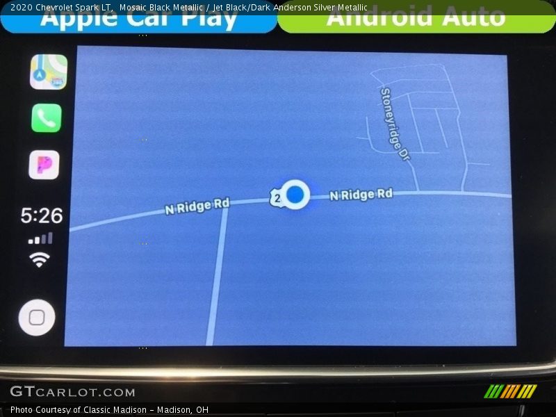 Mosaic Black Metallic / Jet Black/Dark Anderson Silver Metallic 2020 Chevrolet Spark LT