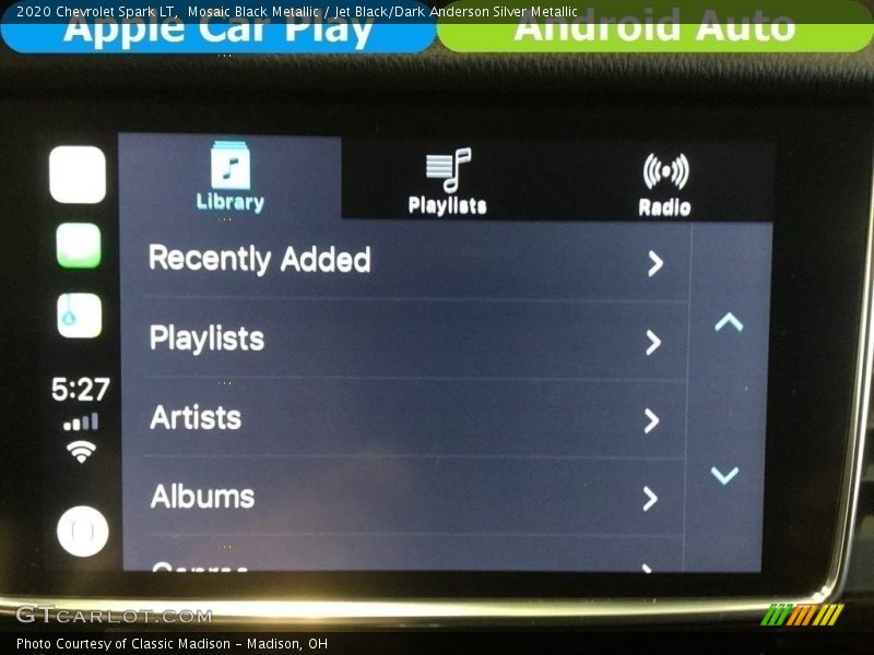 Mosaic Black Metallic / Jet Black/Dark Anderson Silver Metallic 2020 Chevrolet Spark LT