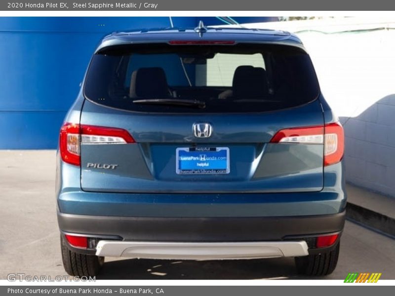 Steel Sapphire Metallic / Gray 2020 Honda Pilot EX