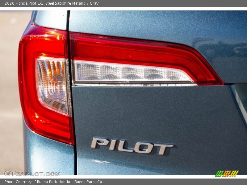 Steel Sapphire Metallic / Gray 2020 Honda Pilot EX