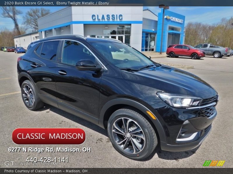 Ebony Twilight Metallic / Ebony 2020 Buick Encore GX Select