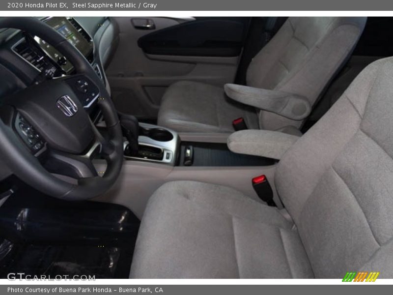 Steel Sapphire Metallic / Gray 2020 Honda Pilot EX