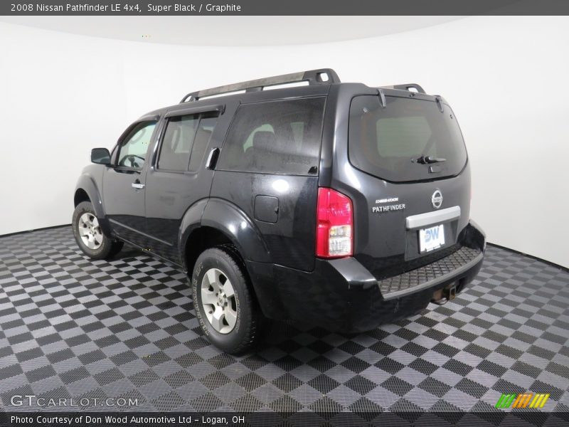 Super Black / Graphite 2008 Nissan Pathfinder LE 4x4
