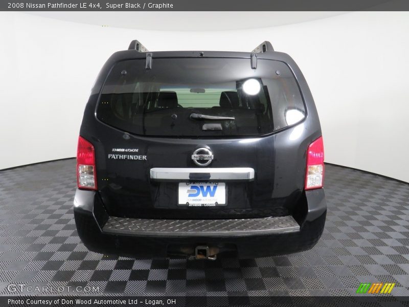 Super Black / Graphite 2008 Nissan Pathfinder LE 4x4