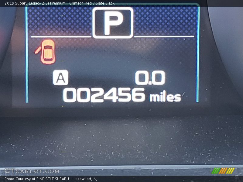 Crimson Red / Slate Black 2019 Subaru Legacy 2.5i Premium
