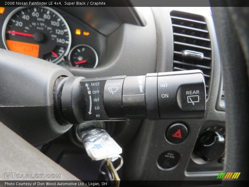 Super Black / Graphite 2008 Nissan Pathfinder LE 4x4