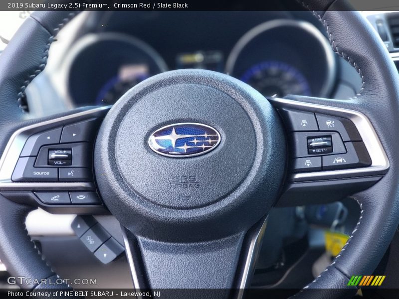 Crimson Red / Slate Black 2019 Subaru Legacy 2.5i Premium