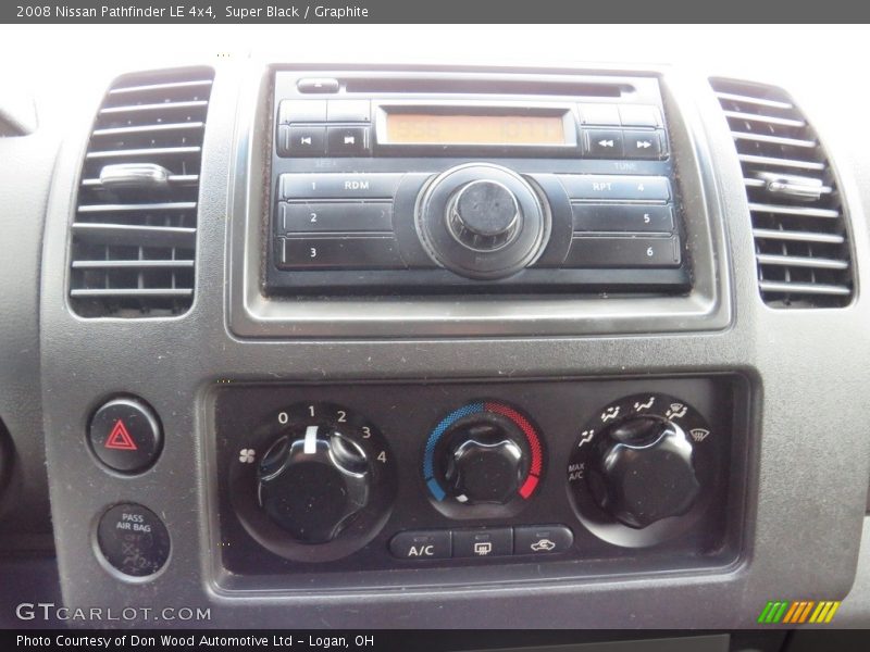 Super Black / Graphite 2008 Nissan Pathfinder LE 4x4
