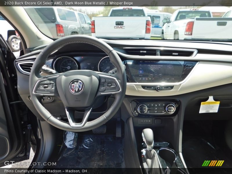 Dark Moon Blue Metallic / Whisper Beige 2020 Buick Encore GX Select AWD
