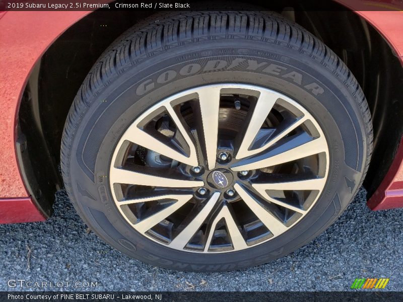 Crimson Red / Slate Black 2019 Subaru Legacy 2.5i Premium