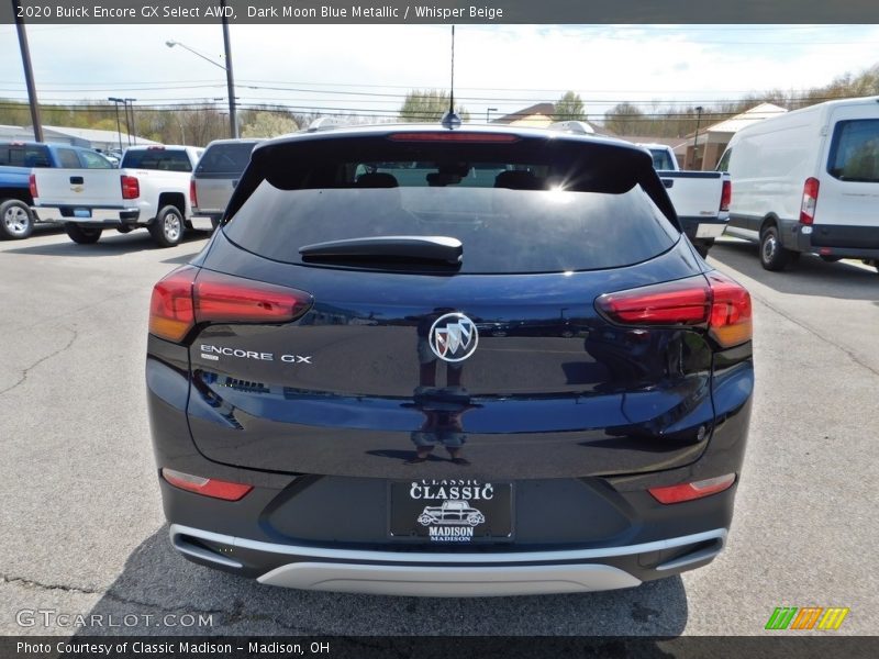 Dark Moon Blue Metallic / Whisper Beige 2020 Buick Encore GX Select AWD