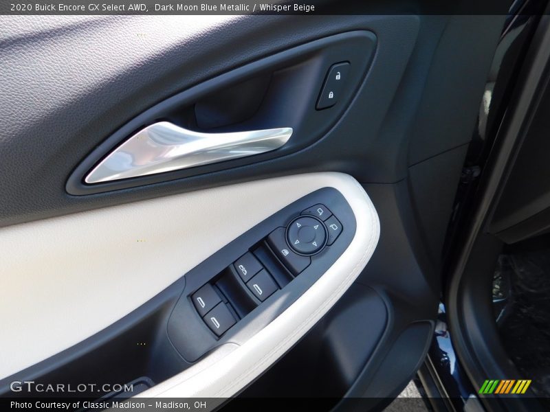 Dark Moon Blue Metallic / Whisper Beige 2020 Buick Encore GX Select AWD