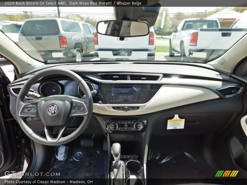 Dark Moon Blue Metallic / Whisper Beige 2020 Buick Encore GX Select AWD