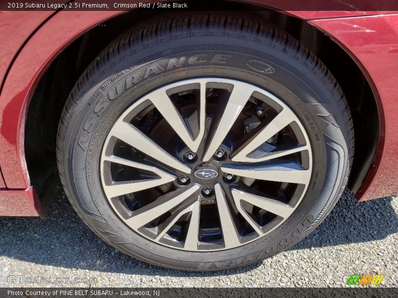 Crimson Red / Slate Black 2019 Subaru Legacy 2.5i Premium
