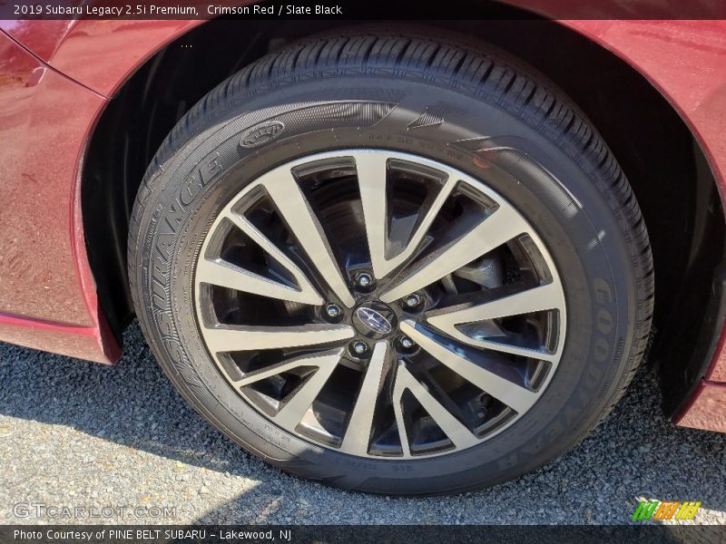 Crimson Red / Slate Black 2019 Subaru Legacy 2.5i Premium