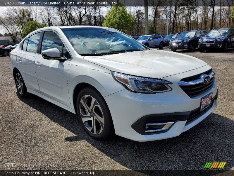 Crystal White Pearl / Slate Black 2020 Subaru Legacy 2.5i Limited