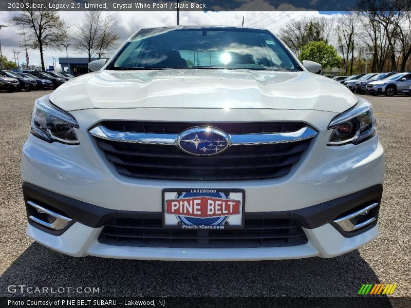 Crystal White Pearl / Slate Black 2020 Subaru Legacy 2.5i Limited