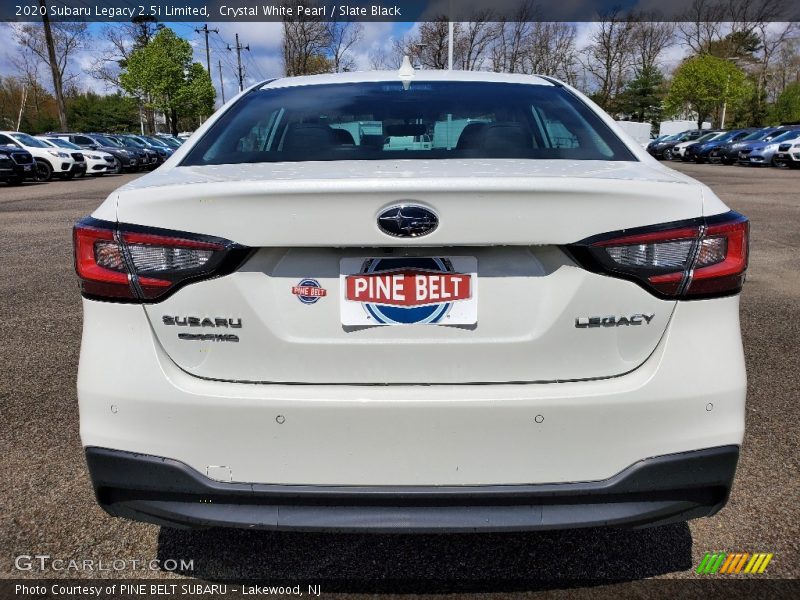 Crystal White Pearl / Slate Black 2020 Subaru Legacy 2.5i Limited