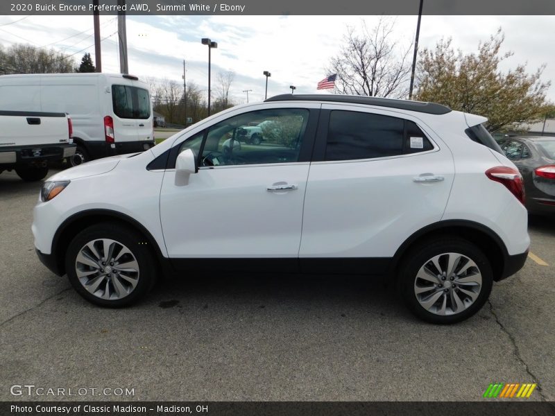  2020 Encore Preferred AWD Summit White