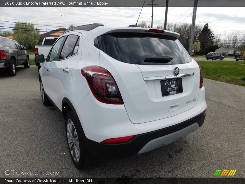Summit White / Ebony 2020 Buick Encore Preferred AWD