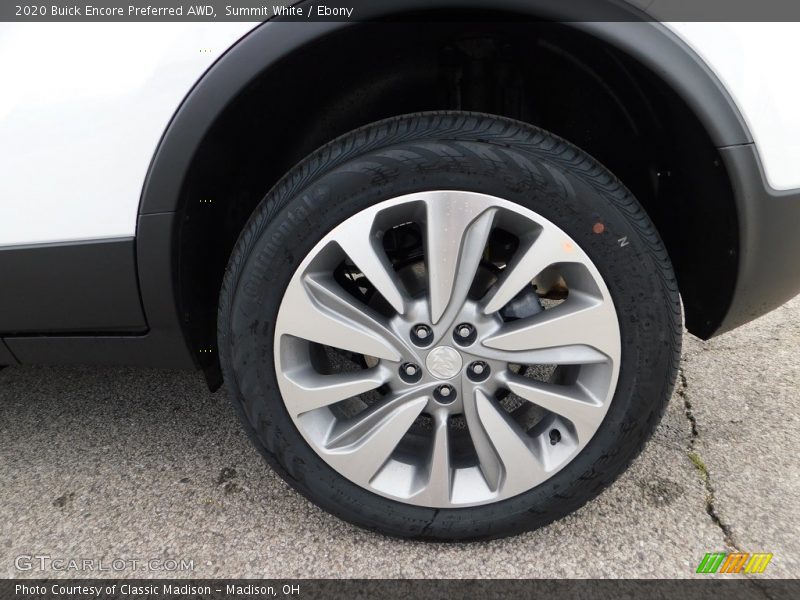 Summit White / Ebony 2020 Buick Encore Preferred AWD