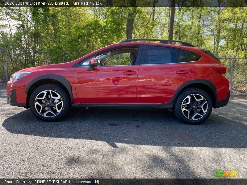 Pure Red / Black 2020 Subaru Crosstrek 2.0 Limited
