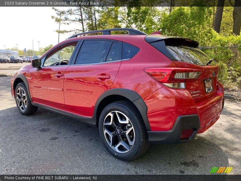 Pure Red / Black 2020 Subaru Crosstrek 2.0 Limited