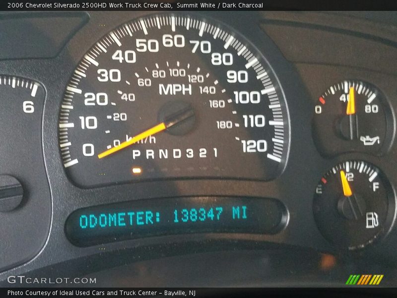  2006 Silverado 2500HD Work Truck Crew Cab Work Truck Crew Cab Gauges