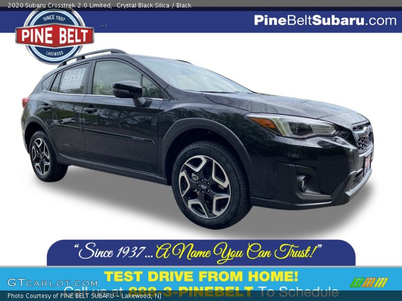 Crystal Black Silica / Black 2020 Subaru Crosstrek 2.0 Limited